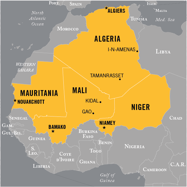 Terrorism in North and West Africa